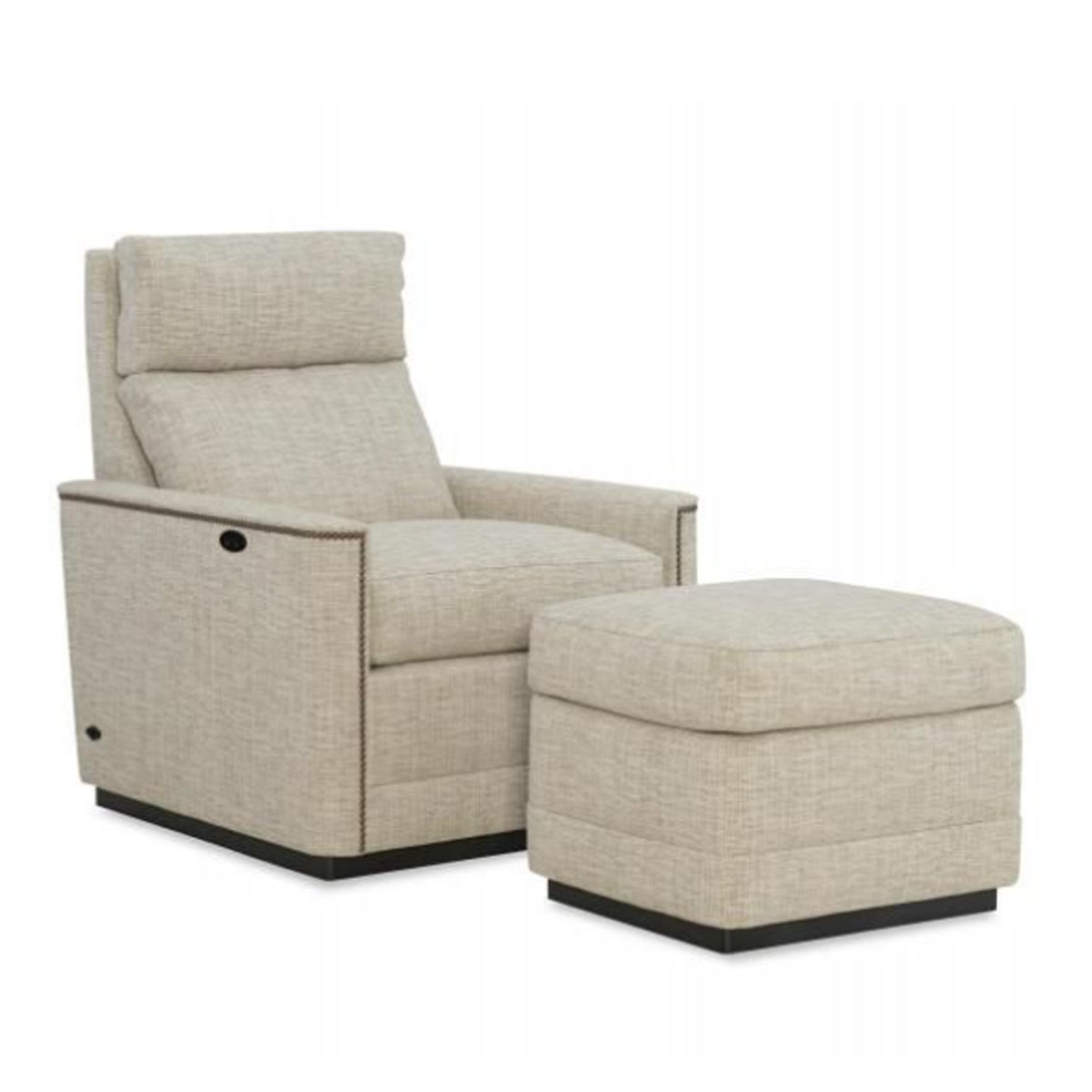 Wesley Hall 516 Talmon Tilt Back Chair and 516-25 Talmon Ottoman