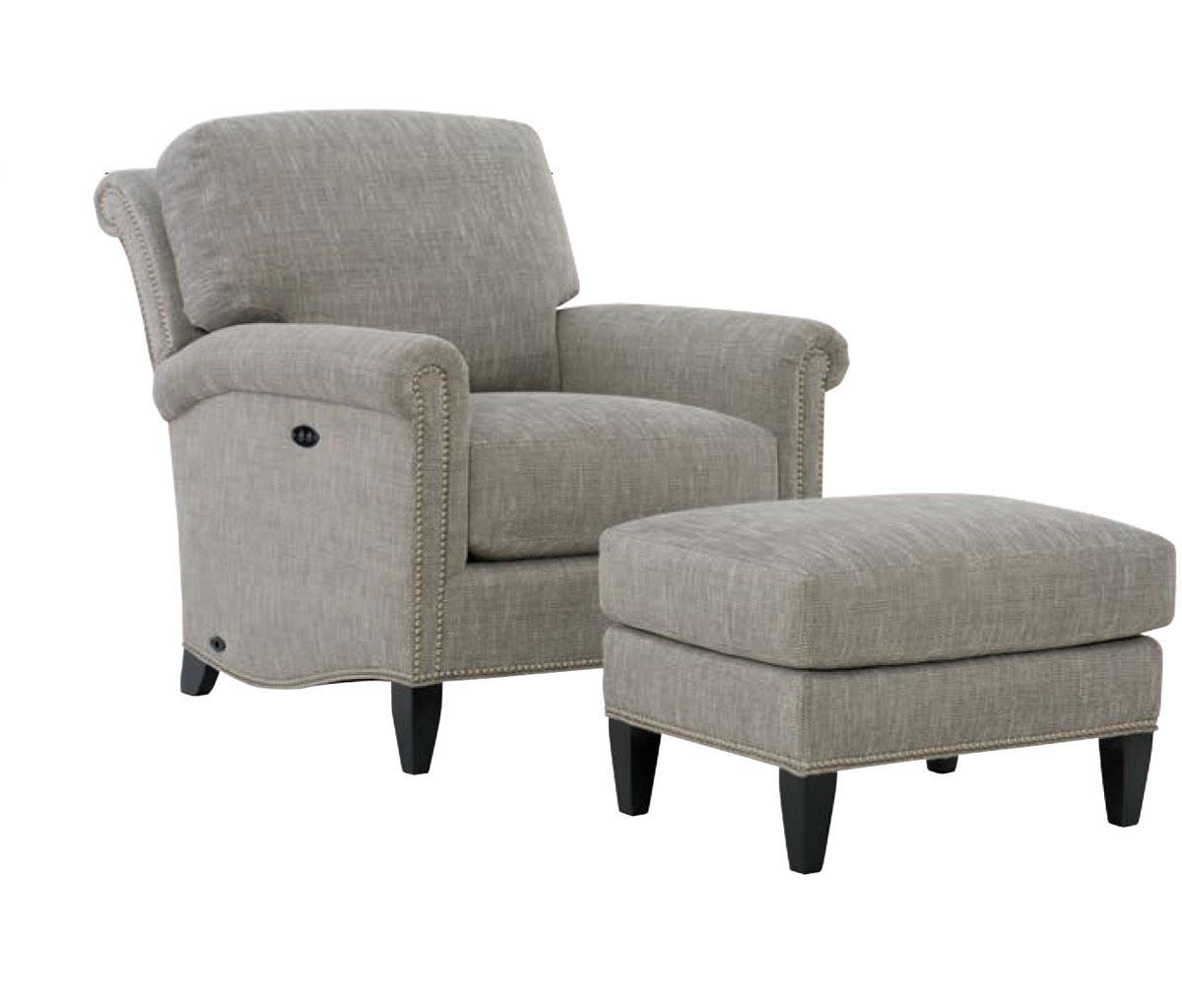 Wesley Hall 564 Gentry Tilt Back Chair and 564-26 Gentry Ottoman