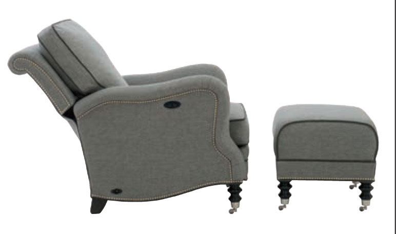 Wesley Hall 566 Cyrus Tilt Back Chair And 566 28 Cyrus Ottoman