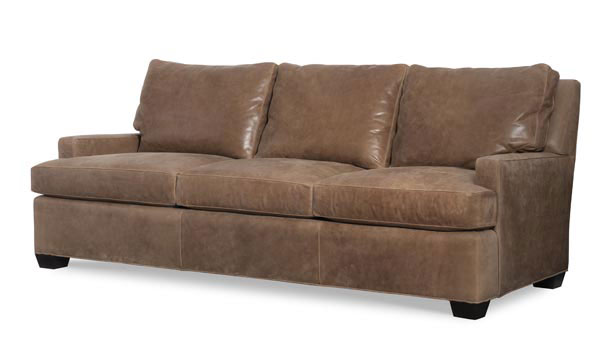 Wesley Hall L2080-90 Hodge Leather Sofa 