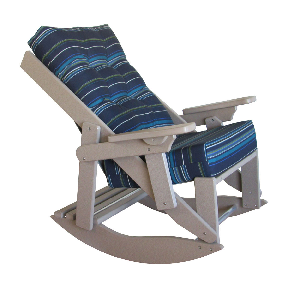 Poly Caribbean Premium Comfort Rocker