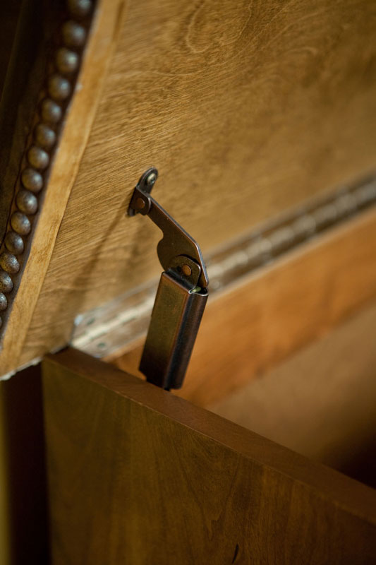 Hidden Hinge on the Blanket Chest