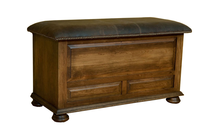 Upholstered cheap blanket chest