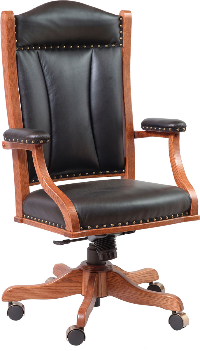 Office Desk Chair (Padded Arms)