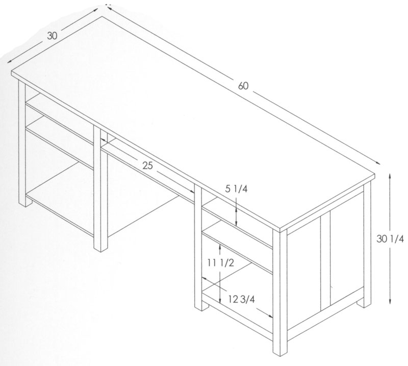 Mission Executive Desk In Solid Hardwood Ohio Hardwood Furniture