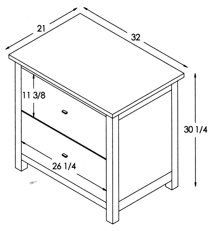 Mission Lateral File Cabinet And